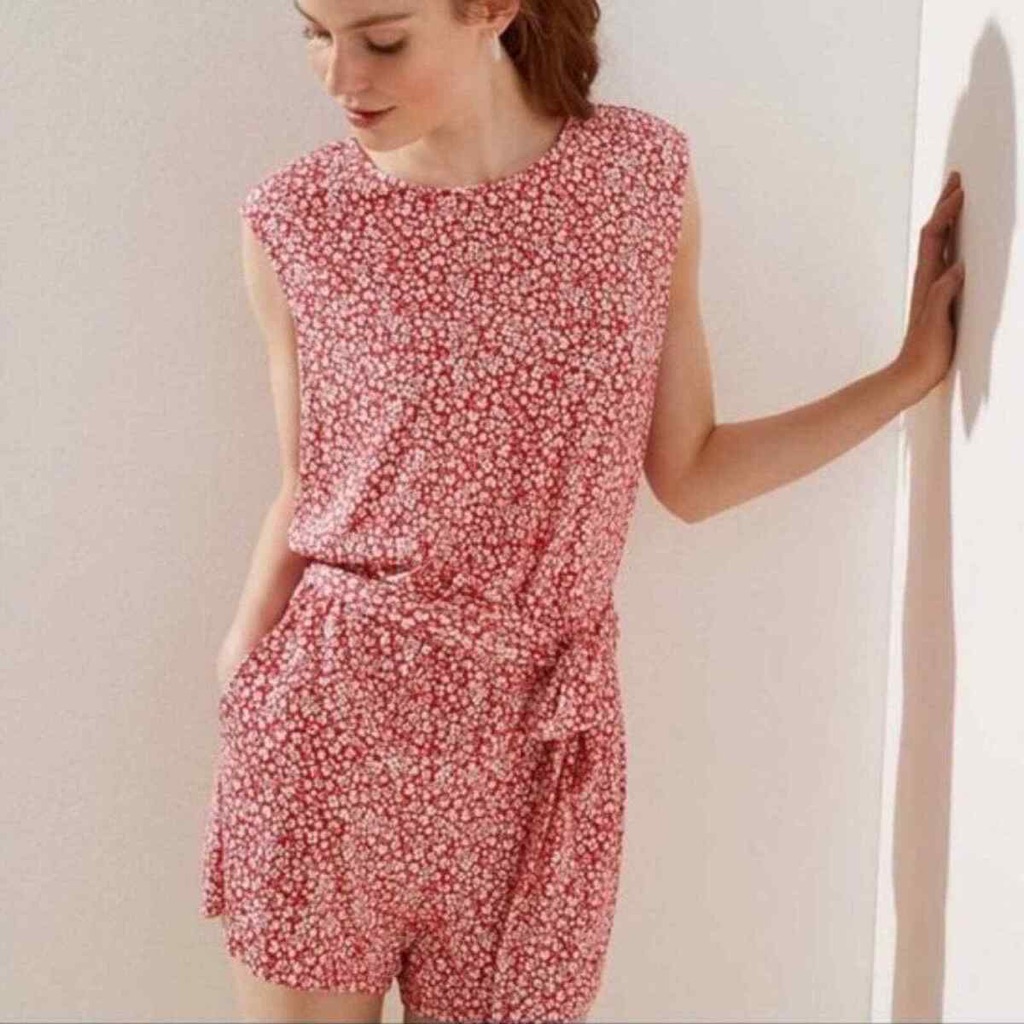 Ann Taylor Loft Ditsy Romper